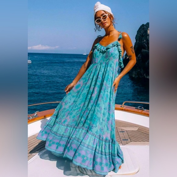 Spell Dresses & Skirts - Spell and the Gypsy Between the Sea and Sky Buttercup maxi dress NWT
